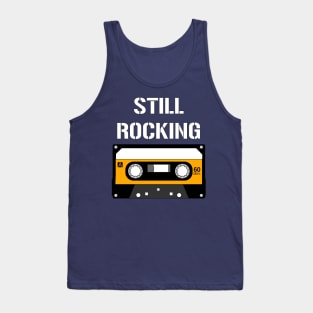 Classic Rock Cassette Tape Funny 80's Vintage Musical Tank Top